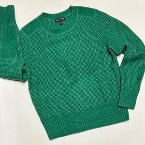 Banana Republic Women's Aire Waffle-Knit Crew Neck Sweater